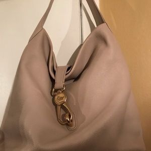 Dooney & Bourke Belvedere logo lock leather tote